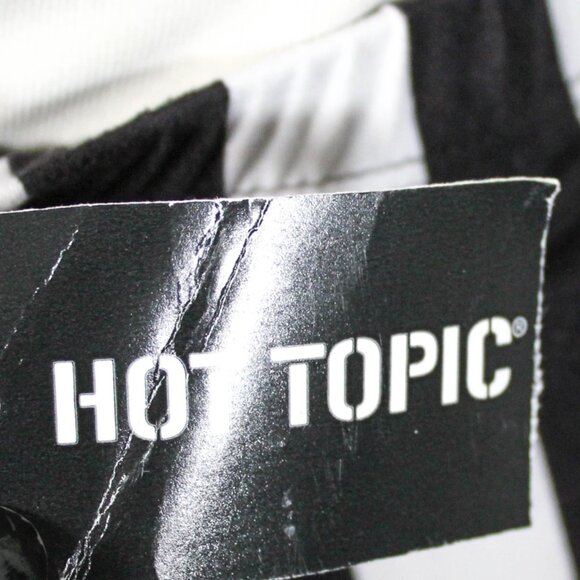 NWT Polly & Esther x Hot Topic Black & White Striped Flare Pants – Plus Size 1 - Picture 9 of 9